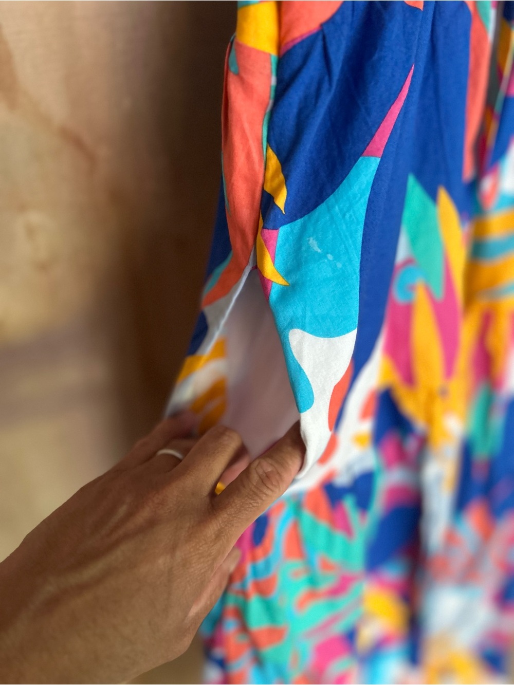J. Crew Multicolor Floral-Print Sundress in Blue, Pink & Teal - Picture 6 of 8